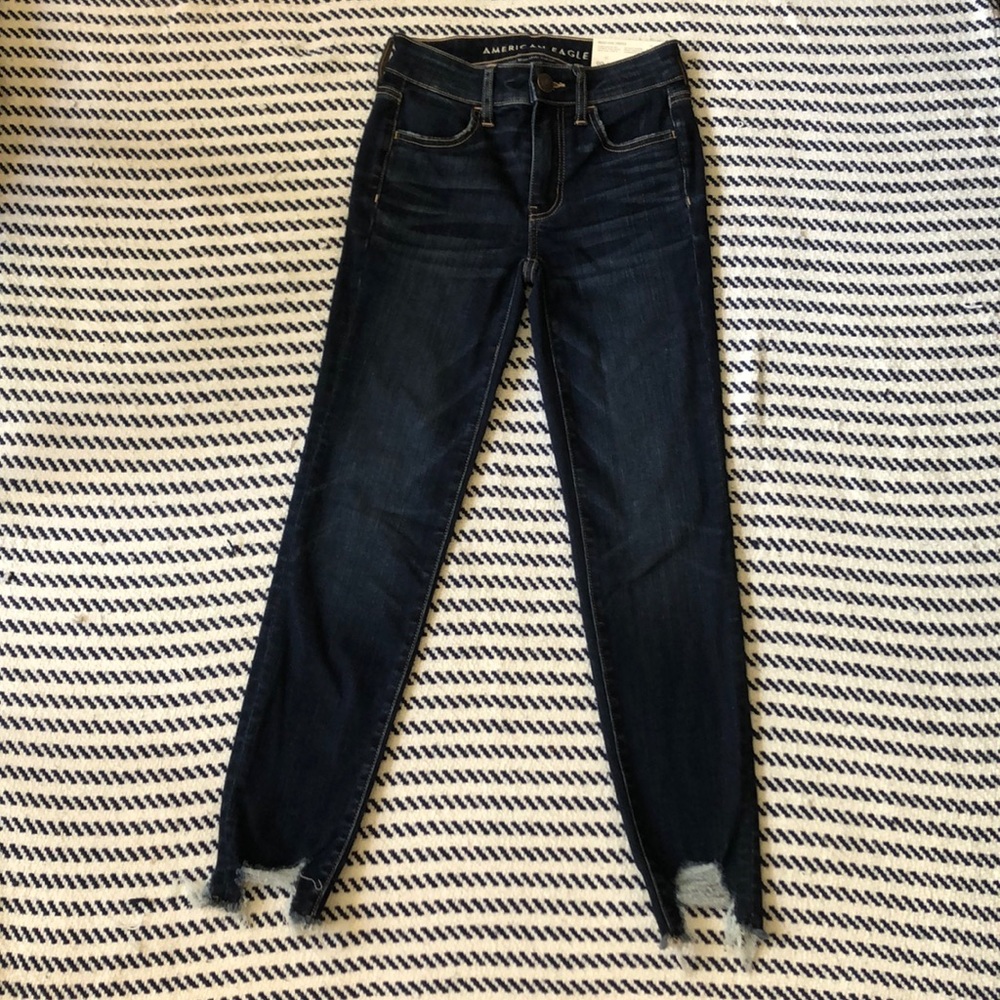 “Authentic Dark Indigo” American Eagle Jeans